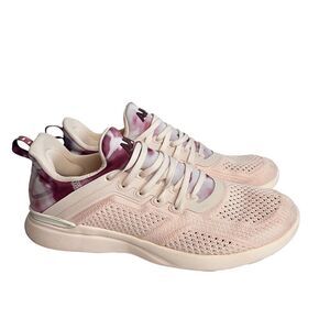 APL Techloom Tracer Knit Training Shoes Sneakers Pink Womans Size 7.5 Running